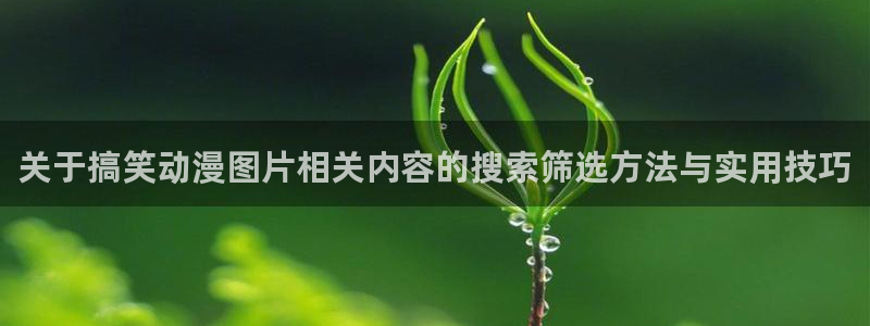 动漫天堂近期更新：关于搞笑动漫图片相关内容的搜索筛选方法与实用技巧配图
