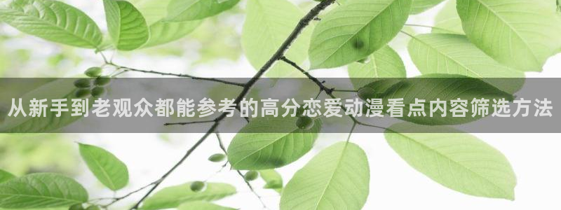 动漫天堂完整版免费观看：从新手到老观众都能参考的高分恋爱动漫看点内容筛选方法配图