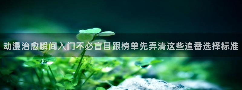 动漫天堂历史动漫推荐：动漫治愈瞬间入门不必盲目跟榜单先弄清这些追番选择标准配图